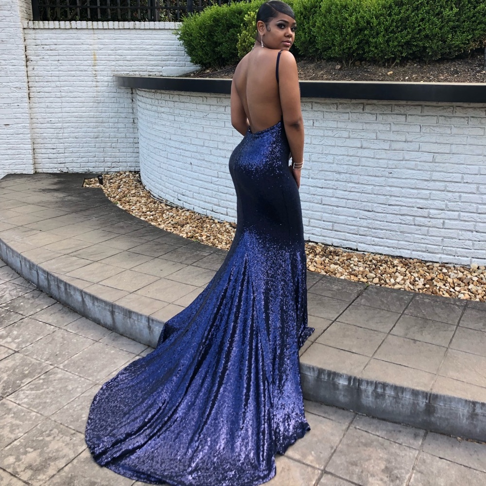 Alamour - Yaasmine Luxe dress - Blue